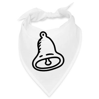 Glocke - Line - Bandana - Weiß - Vorne