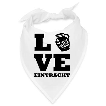 LOVE Frankfurt Eintracht - Bandana - Weiß - Vorne