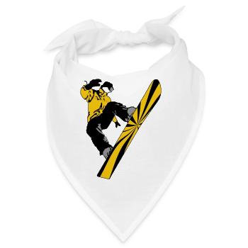 snow 02 - Bandana - Weiß - Vorne