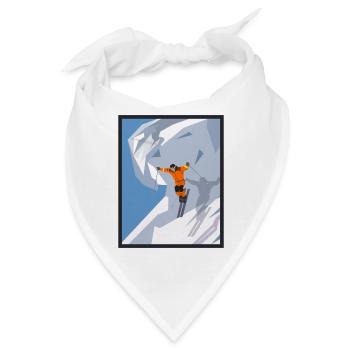 Ski - Bandana - Weiß - Vorne
