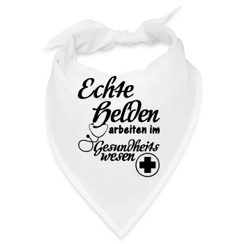 Gesundheitswesen Helden Medizin, Geschenk - Bandana - Weiß - Vorne
