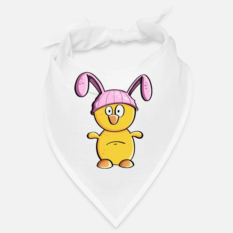 Little chick with Easter bunny hat - Easter Bandana