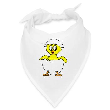 Ei - Bandana - Weiß - Vorne