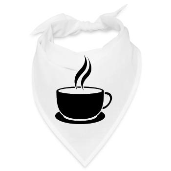 Cafe-Tasse - Bandana - Weiß - Vorne