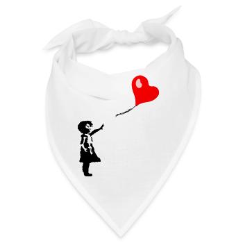 Ballon Kind - Bandana - Weiß - Vorne
