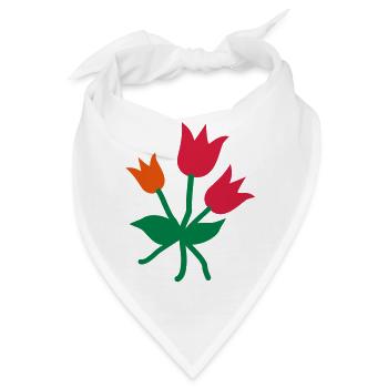 tulpen - Bandana - Weiß - Vorne
