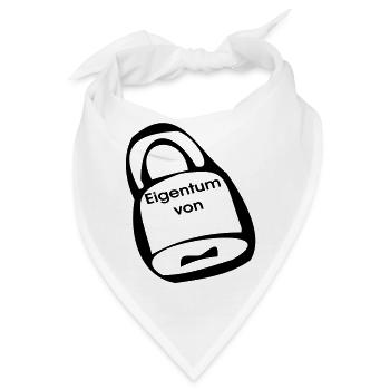 Vorhängeschloss Eigentum - Bandana - Weiß - Vorne