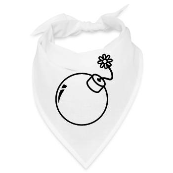 Exlosive Bomb - Bandana - Weiß - Vorne