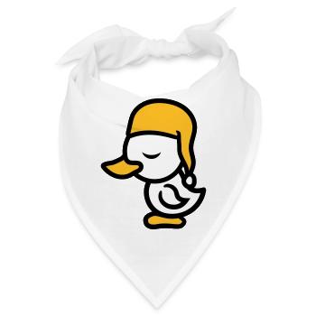 muetze muede bett schlafen schlafmuetze abend erho - Bandana - Weiß - Vorne