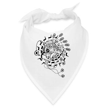 Abyssal Zone - Bandana - Weiß - Vorne