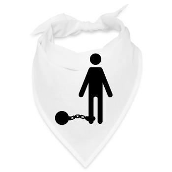 Hochzeit - Bandana - Weiß - Vorne