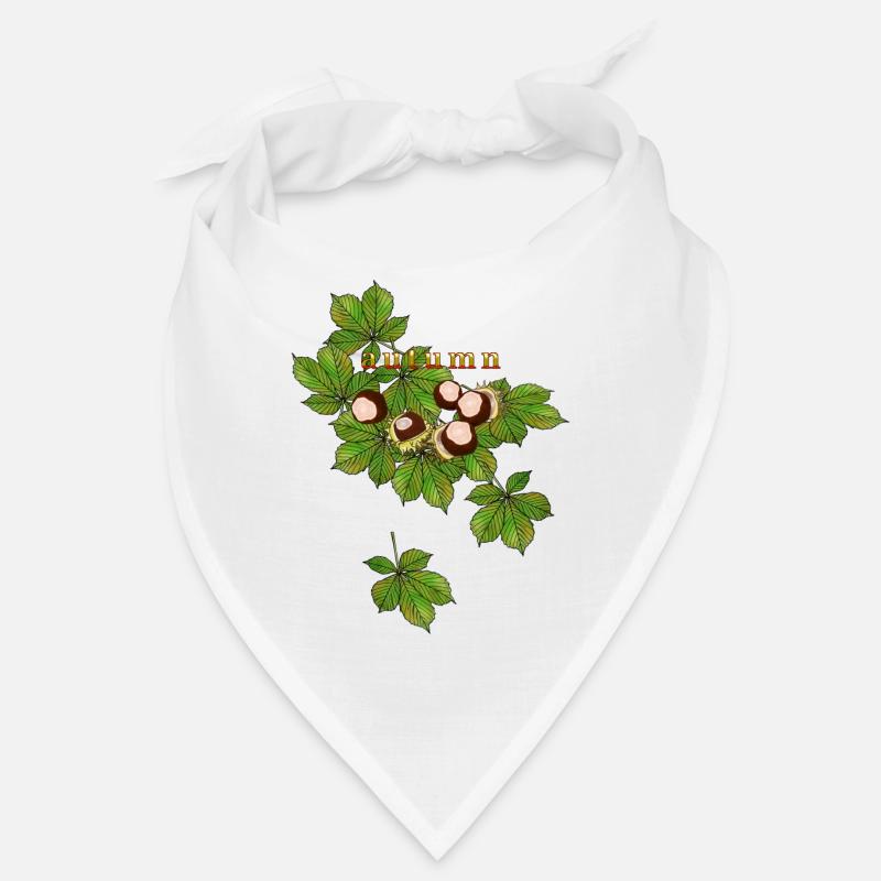 Automne, châtaignes Bandana