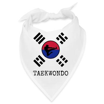 Taekwondo Taekwondoin Tae-Kwon-Do Tae Kwon Do - Bandana - Weiß - Vorne