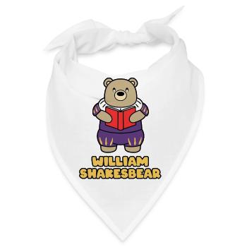 WILLIAM SHAKESBEAR - Bandana - Weiß - Vorne