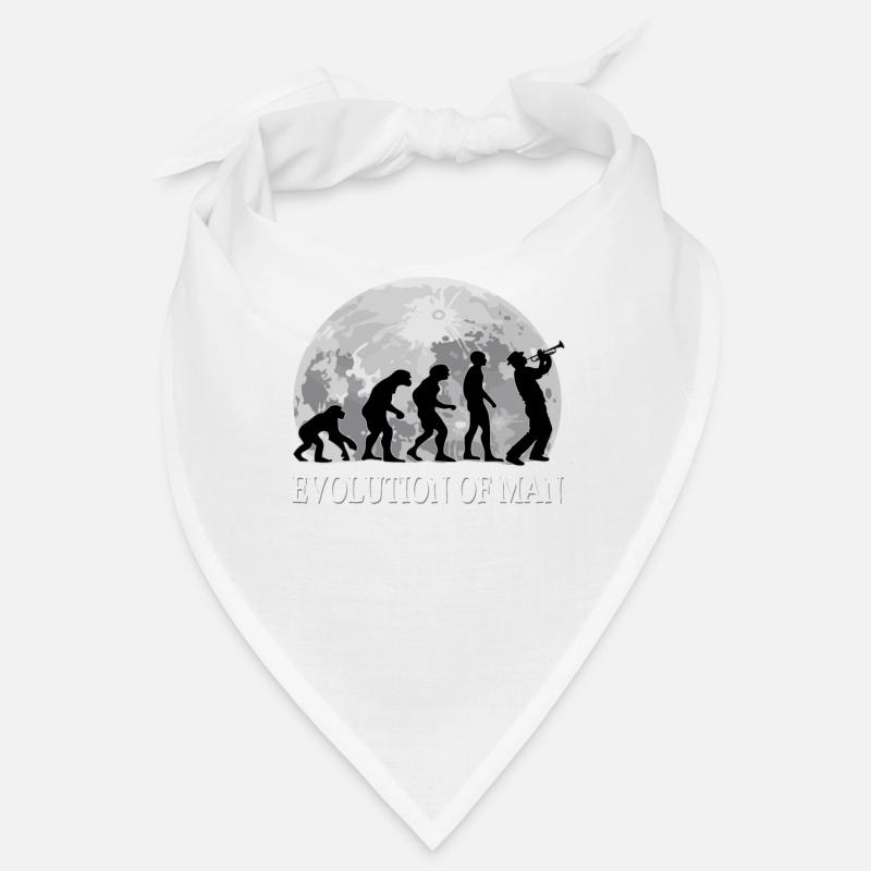 Musique de trompette évolution - Bandana - blanc