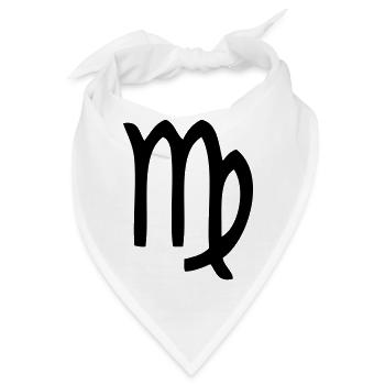 sternzeichen leer - Bandana - Weiß - Vorne