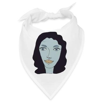 lady kunstwerk - Bandana - Weiß - Vorne