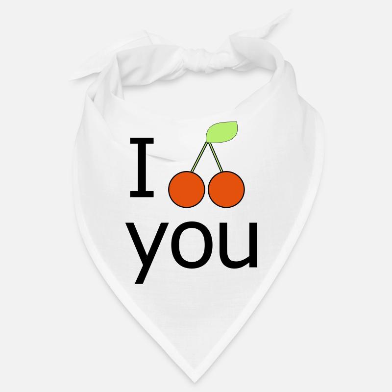 Kirschen Kirsche Cherry - Frutcht Obst - Comic you Bandana