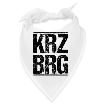 KRZBRG - Bandana - Weiß - Vorne
