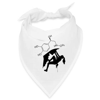 Adrenalin klettern - Bandana - Weiß - Vorne