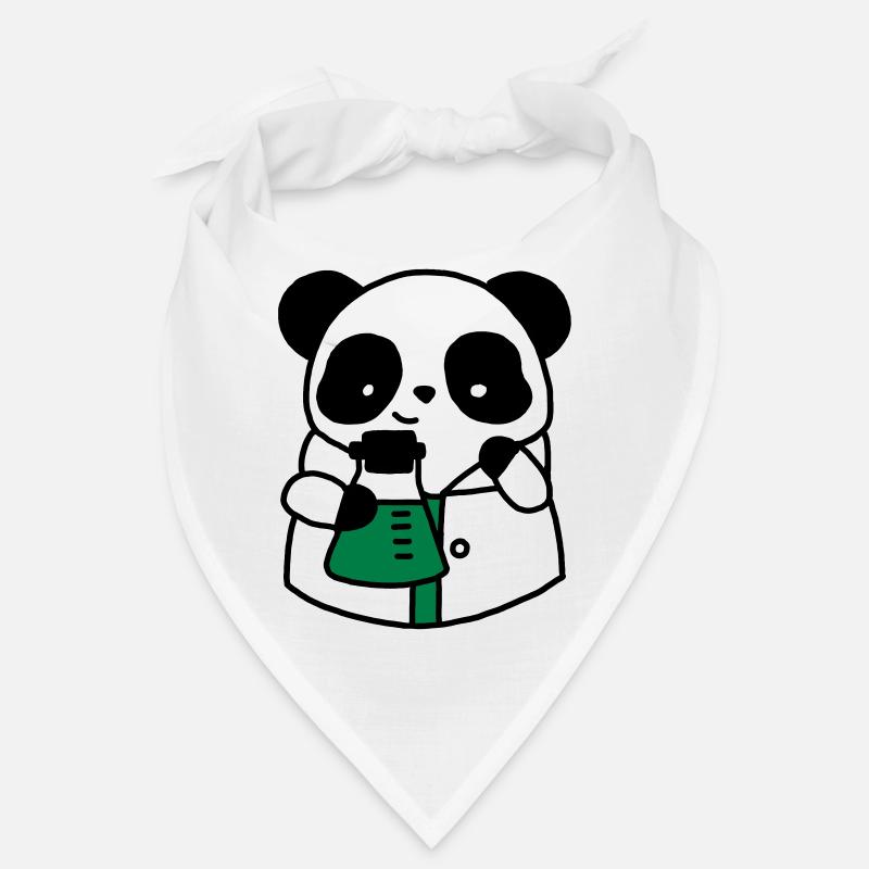 Biologiste technique de scientifique chimique de panda Bandana