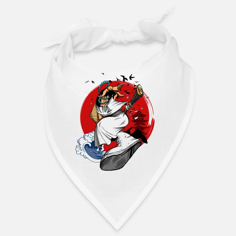 Hip-Hop Samurai - Bandana - white