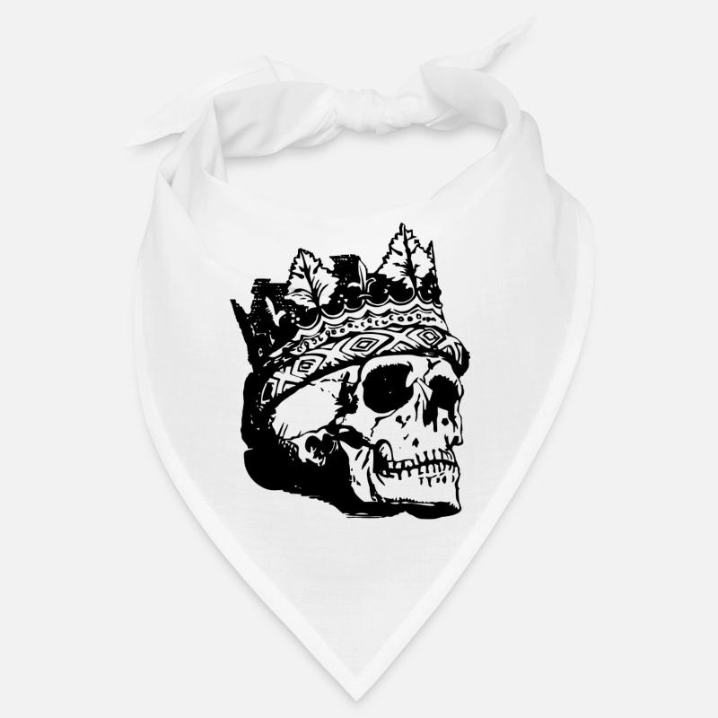 King skull. Bandana