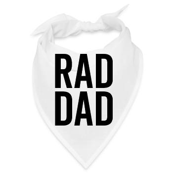 Rad Dad - Bandana - Weiß - Vorne