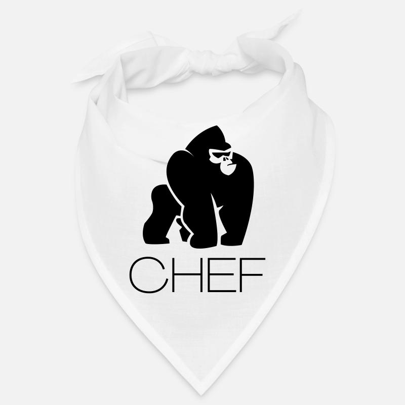Silverback Gorilla Chef Entrepreneur Gift Bandana
