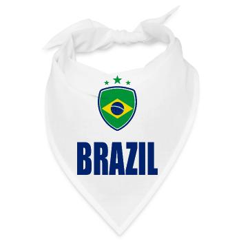 BRASILIEN FUßBALLSPORT - Bandana - Weiß - Vorne