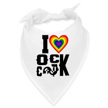 LGBT Gay Pride - Bandana - Weiß - Vorne