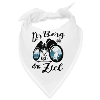 bergwandern bergziel gipfelkreuz alpin via ferrata - Bandana - Weiß - Vorne