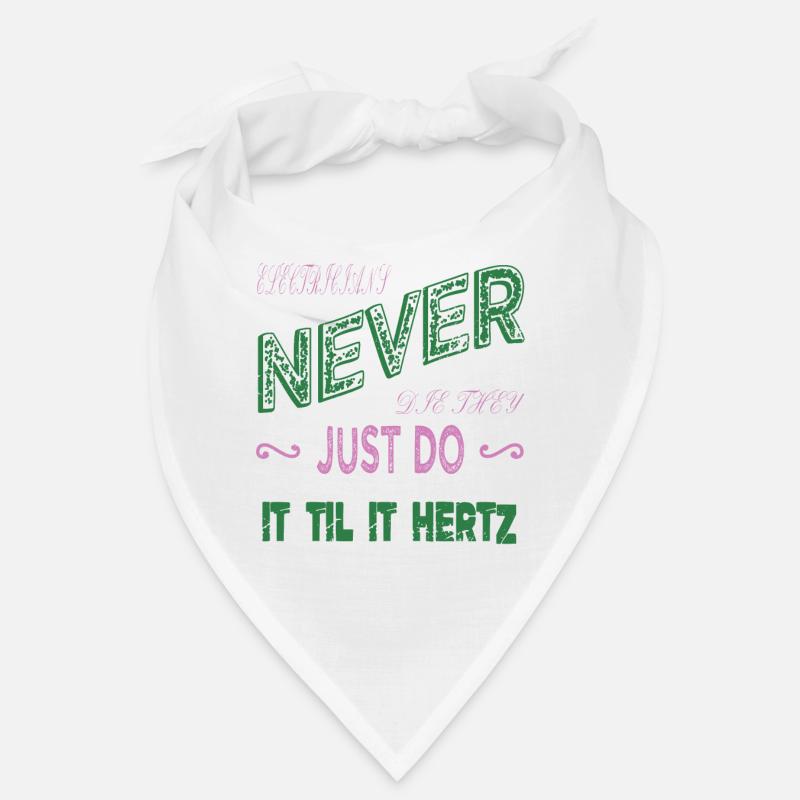 electrician bib training gift idea bday light bulb Bandana