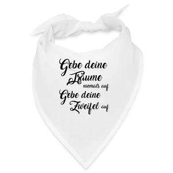 Träume - Bandana - Weiß - Vorne