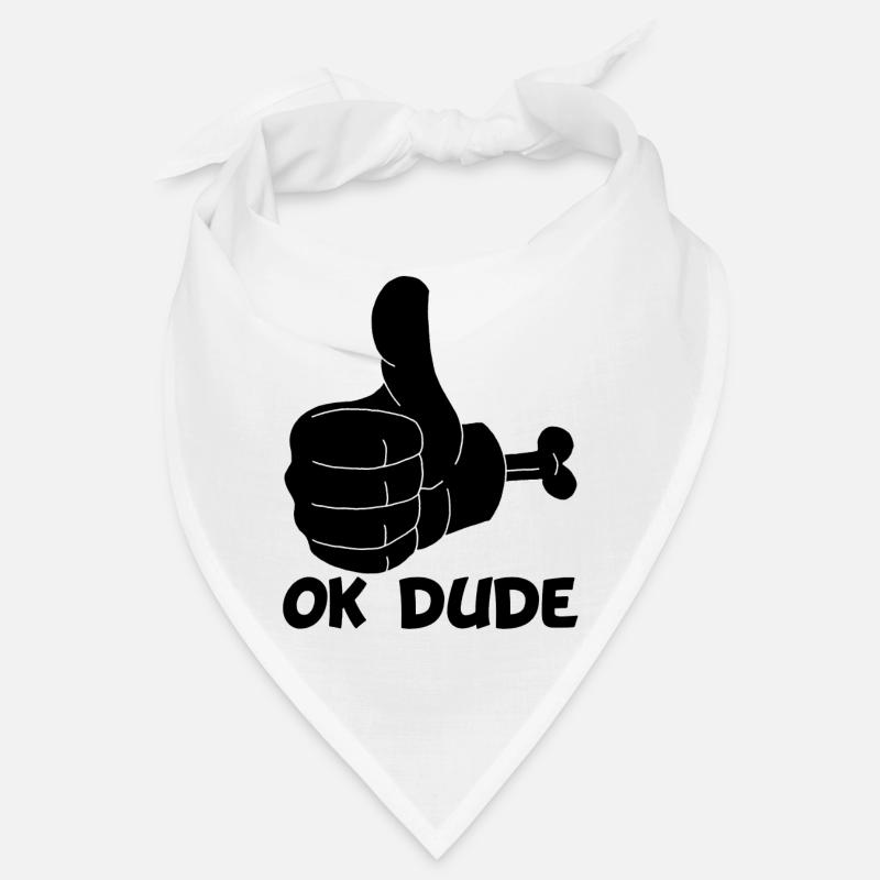 Ok man! (black) Bandana