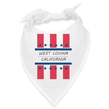 West-Covina - Bandana - Weiß - Vorne