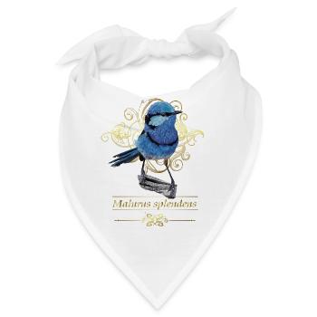 Der herrliche Maluro - Bandana - Weiß - Vorne