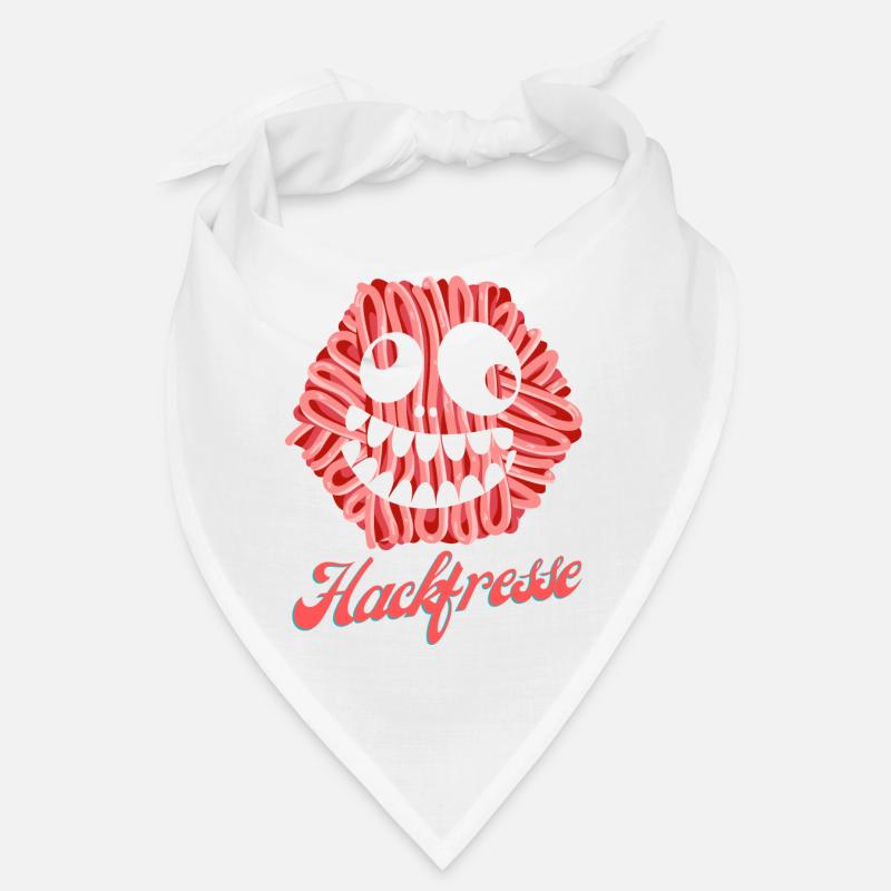 Hackfresse - Bandana - Weiß