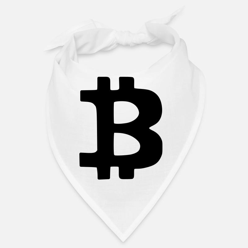 Bitcoin Krypto Währung virtuellen Lebens Vector Bandana