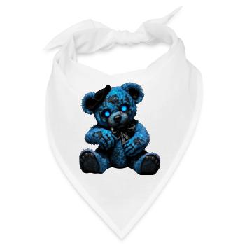 Besessener Teddybär - Bandana - Weiß - Vorne