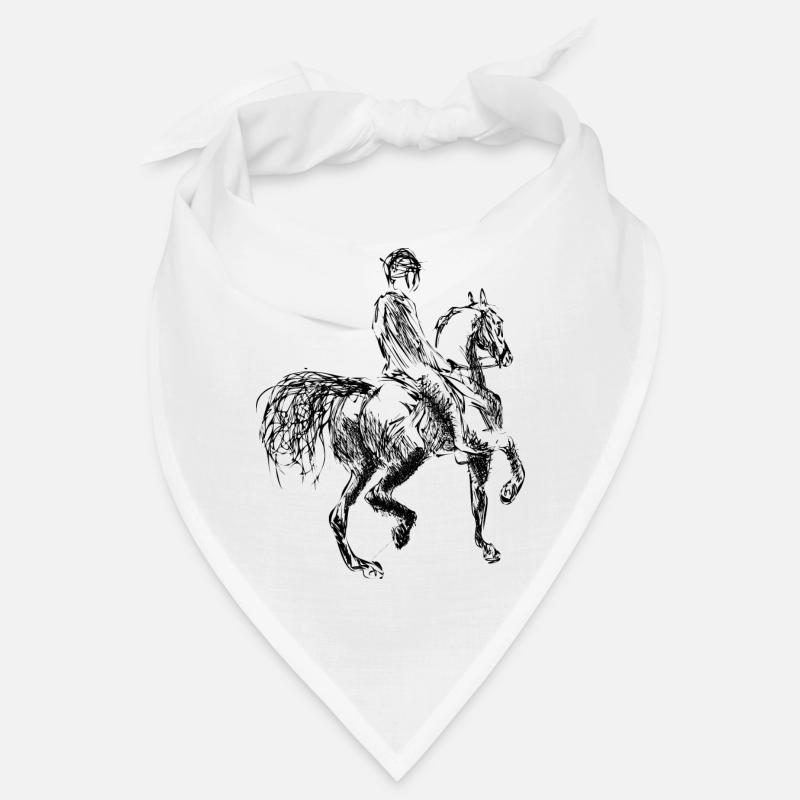 Pferd und Reiter Bandana