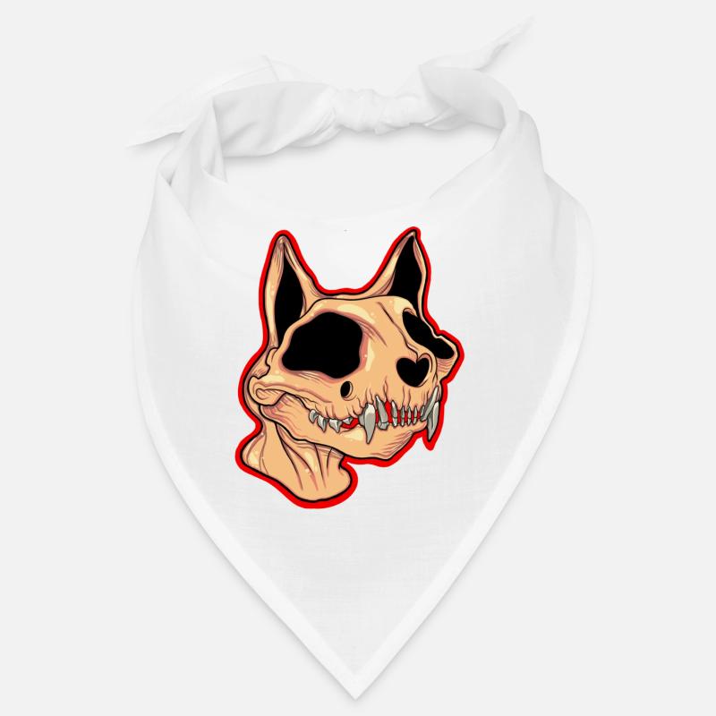Katzenschädel Bandana