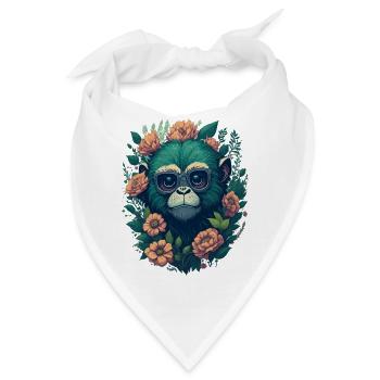 Monkey flower - Bandana - Weiß - Vorne