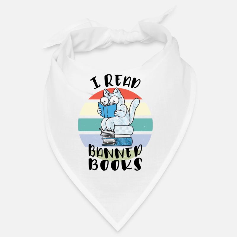 I read banned books Cat Bandana