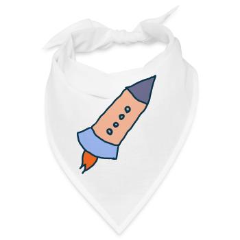 Aufbruch in neue Welten - Bandana - Weiß - Vorne