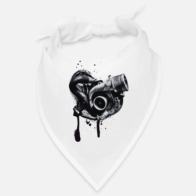 Turboherz Graffiti - Bandana - blanc