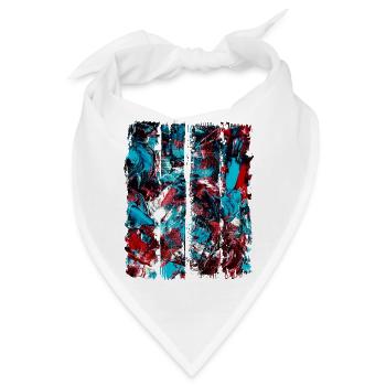 kunst digitalart grafikdesign vektorgrafik grafiken - Bandana - Weiß - Vorne