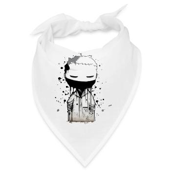 Pecco Straßenkunst - Bandana - Weiß - Vorne