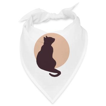 Mondkatze - Bandana - Weiß - Vorne