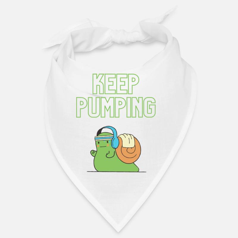 "Keep Pumping" - Screw Design Bandana